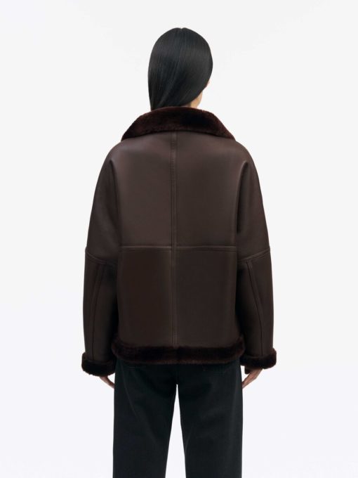 Tiger of Sweden Enele Leather Jacket Coffee