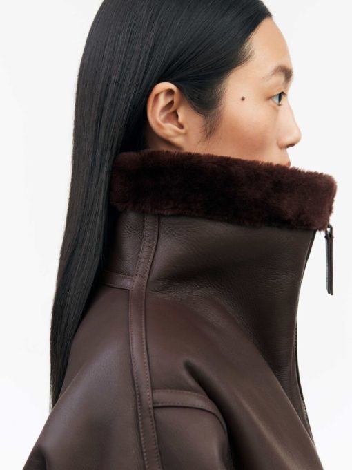 Tiger of Sweden Enele Leather Jacket Coffee