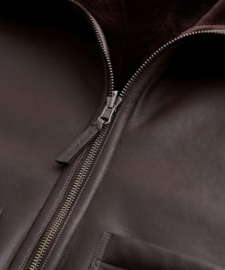Tiger of Sweden Enele Leather Jacket Coffee