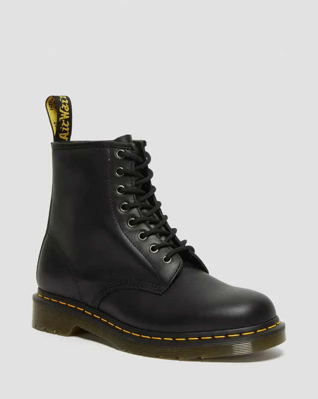 Dr martens black nappa leather boots on sale