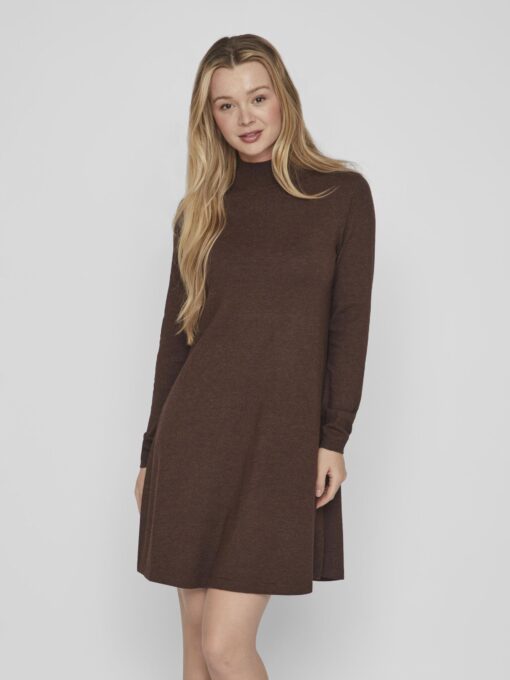 Vila Comfy A-line Dress Shaved Chocolate