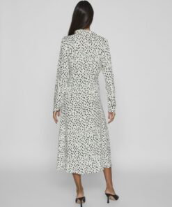Vila Paya Long Shirt Dress Egret