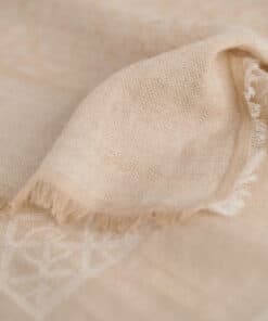 Gant Woman G Pattern Lightweight Woven Scarf Cream