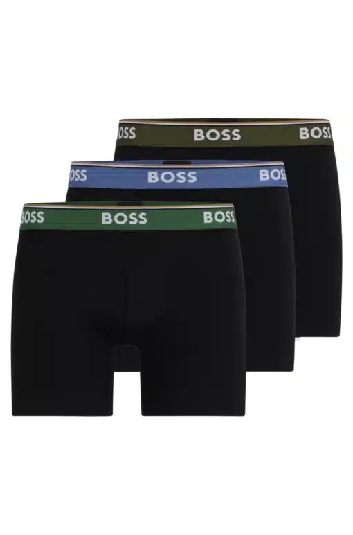 Boss 3-Pack Logo Boxers Black