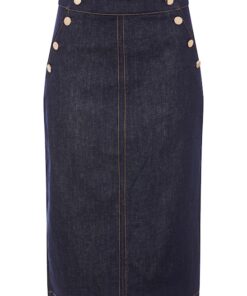 Rue de Femme Amia Denim Skirt Blue Denim