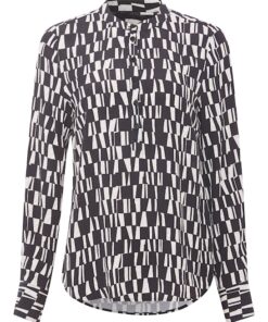 Rue de Femme Dot Shirt Black