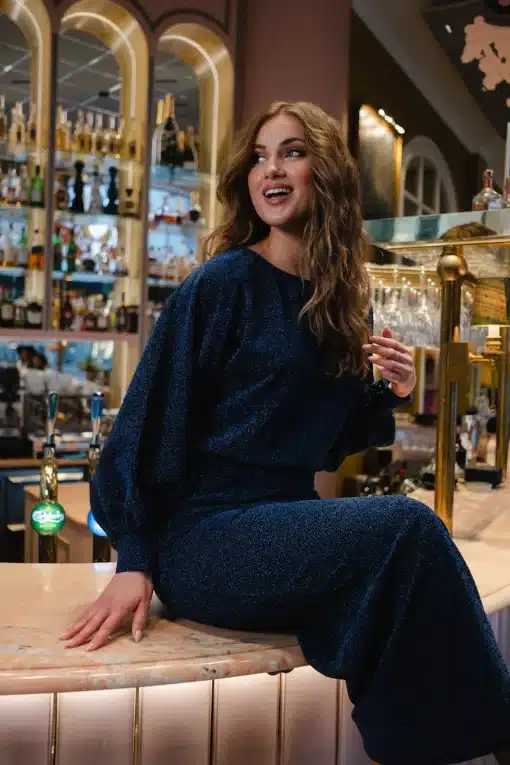 Dry Lake Moonlight Dress Navy