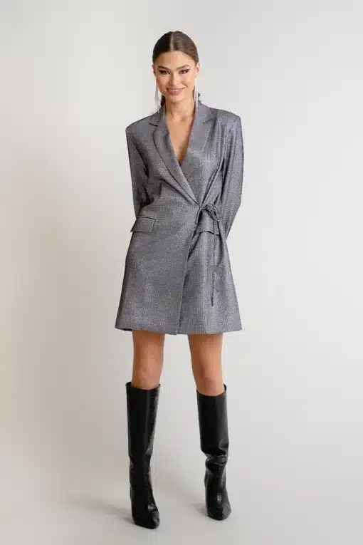Dry Lake Iconic Dress Silver