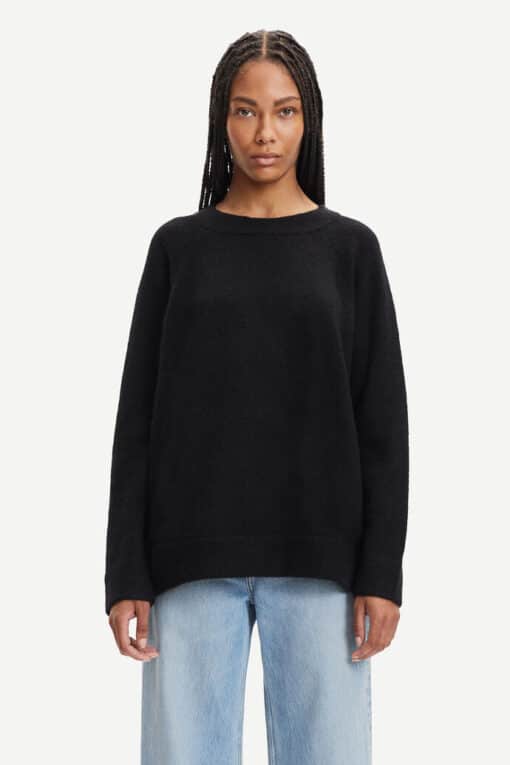 Samsøe Samsøe Nor O-N Long Knit Black