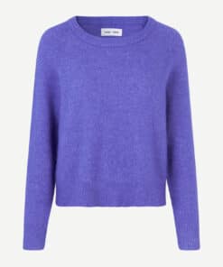 Samsoe & Samsoe Nor O-neck Short Simple Purple