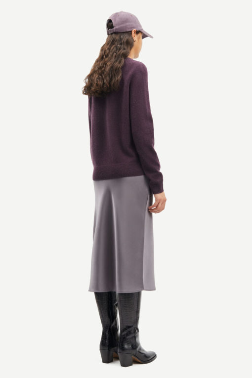 Samsøe Samsøe Boston O-Neck Plum Perfect