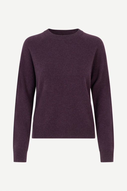 Samsøe Samsøe Boston O-Neck Plum Perfect