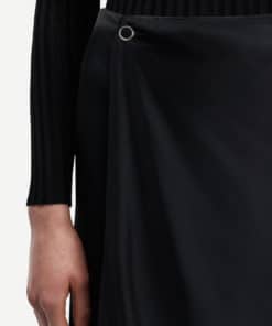 Samsoe & Samsoe Viktoria Bias Skirt Black