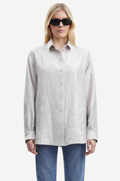 Samsøe Samsøe Alfrida Shirt Warm Silver