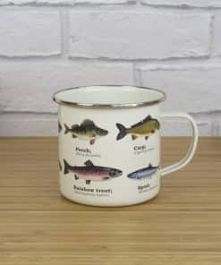 Enamel Mug Multi Fish