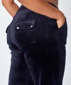 Juicy Couture Classic Velour Del Ray Pocket Pant Night Sky