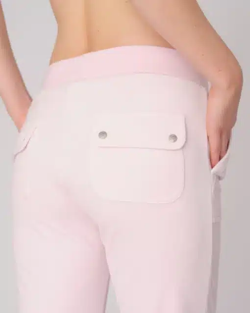 Juicy Couture Classic Velour Del Ray Pocket Pant Cherry Blossom