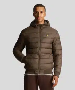 Lyle & Scott Wadded Jacket Olive