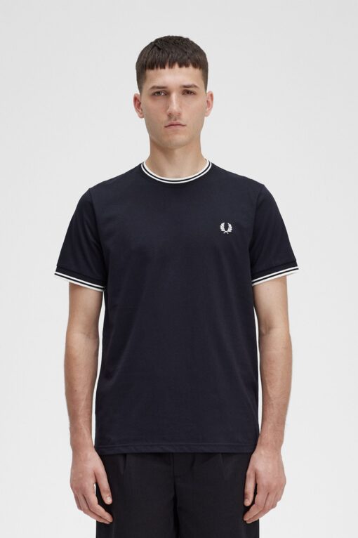 Fred Perry Twin Tipped T-shirt Black