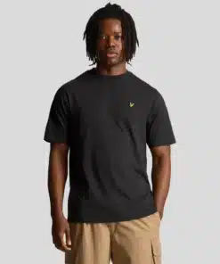 Lyle & Scott Ski Slope Graphic T-Shirt Black Ice