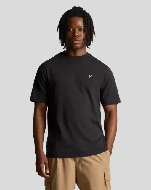 Lyle & Scott Ski Slope Graphic T-Shirt Black Ice