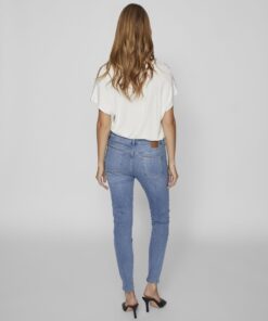 Vila Sarah Skinny Fit Jeans Medium Blue Denim