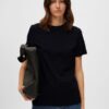 Selected Femme Myessential O-Neck Tee Black