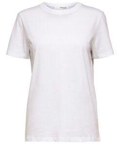 Selected Femme Myessential O-Neck Tee White