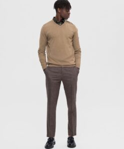 Selected Homme Berg V-Neck Knit Teak