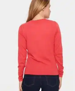 Saint Tropez Milasz Knitted Cardigan Cayenne