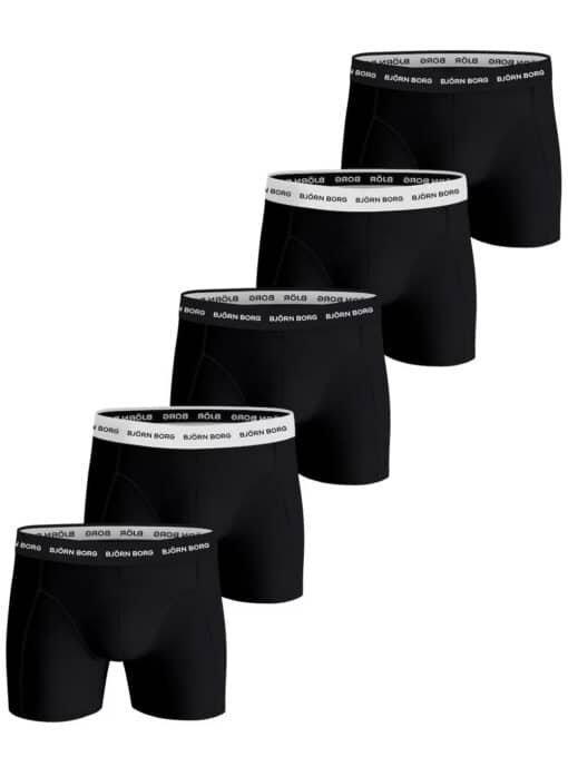Björn Borg Cotton Stretch Boxer 5-Pack Black