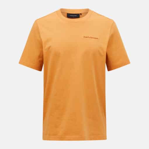 Peak Performance Original Small Logo Tee Men Desert Blow