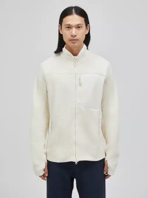 Peak Performance Pile Zip Jacket Men Vintage White