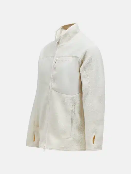 Peak Performance Pile Zip Jacket Men Vintage White