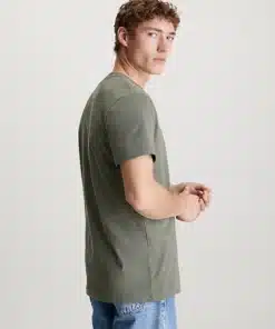 Calvin Klein Cotton Badge T-Shirt Dusty Olive