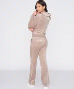 Juicy Couture Classic Velour Robertson Zip Hoodie Fungi