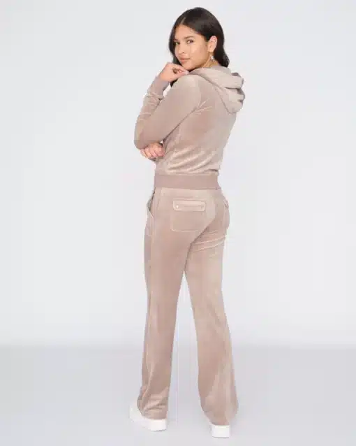Juicy Couture Classic Velour Robertson Zip Hoodie  Fungi
