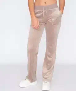 Juicy Couture Classic Velour Del Ray Pant Fungi