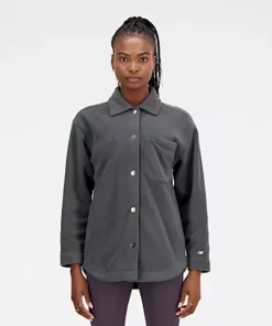 New Balance Athletics Polarfleece Shacket Blacktop