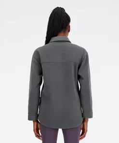 New Balance Athletics Polarfleece Shacket Blacktop