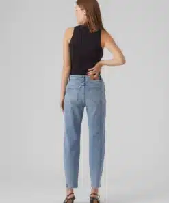Vero Moda Linda High Rise Mom Jeans Blue