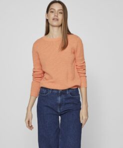 Vila Dalo O-neck Knit Shell Coral