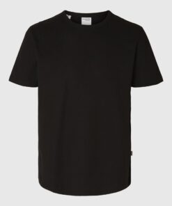 Selected Homme Joseph Pique Tee Black