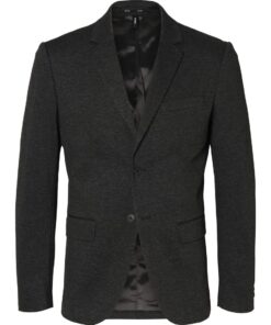 Selected Homme Aitor Jersey Blazer Dark Grey Melange