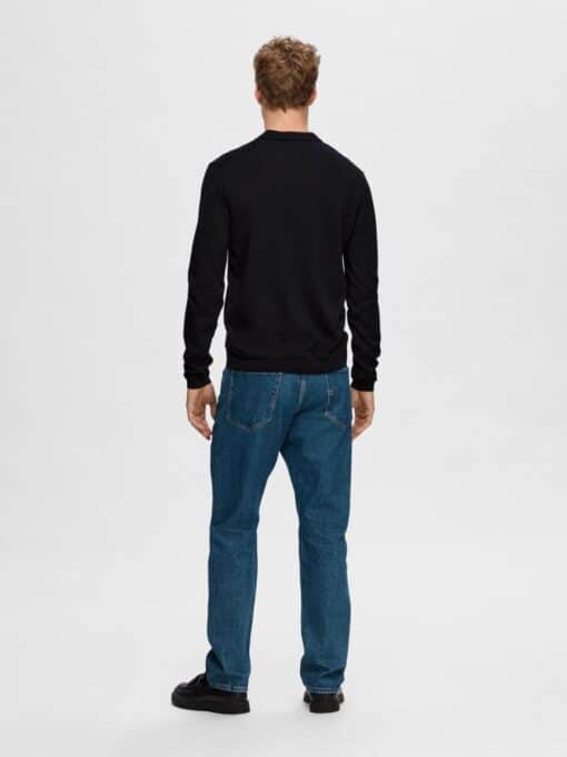 Selected Homme Town Knit Open Polo Sky Captain