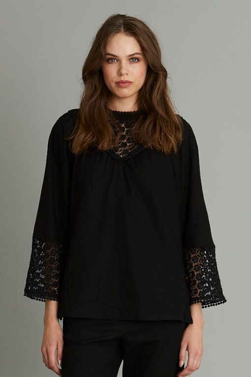 Rue de Femme Catronia Blouse Black