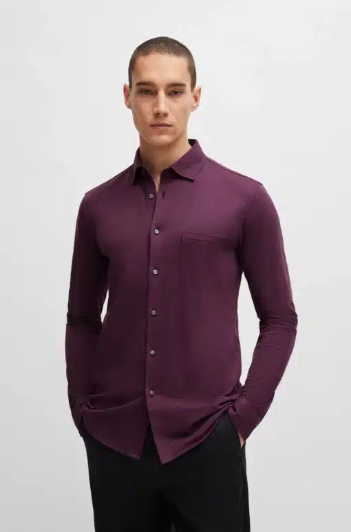 Boss Mysoft Shirt Purple