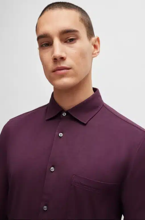 Boss Mysoft Shirt Purple
