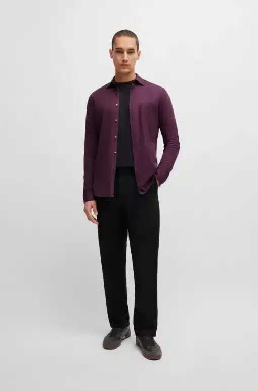 Boss Mysoft Shirt Purple