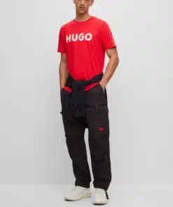 Hugo Carlo Cargo Trousers Black